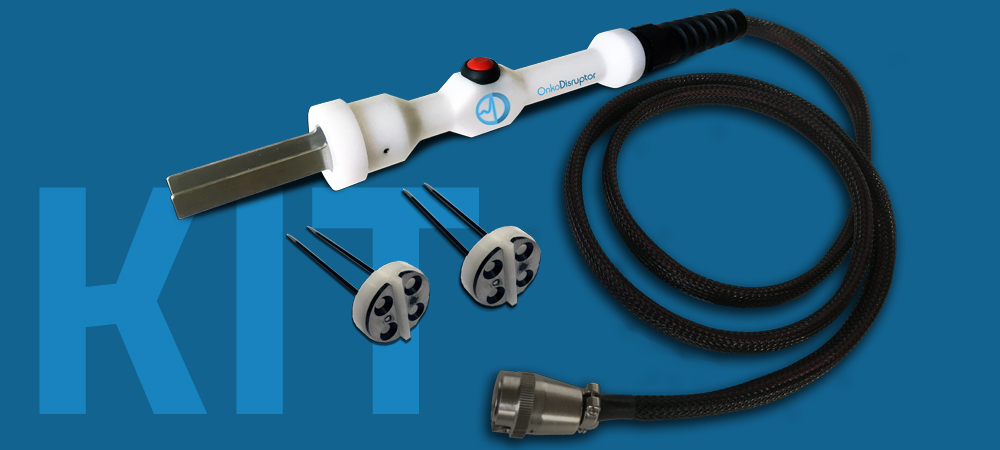 The Onkodisruptor Stick Probe kit for veterinary electrochemotherapy